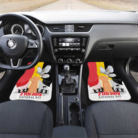 Belgian National Day Car Mats 21th July Flag with Dove