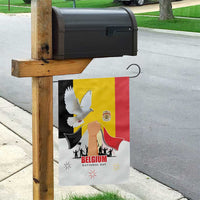 Belgian National Day Garden Flag 21th July Flag with Dove