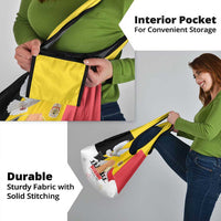 Belgian National Day Grocery Bag 21th July Flag with Dove