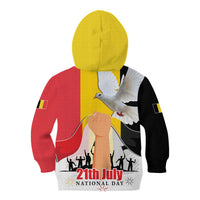 Belgian National Day Kid Hoodie 21th July Flag with Dove