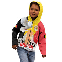 Belgian National Day Kid Hoodie 21th July Flag with Dove