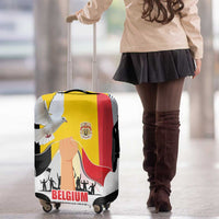 Belgian National Day Luggage Cover 21th July Flag with Dove