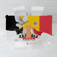 Belgian National Day Tablecloth 21th July Flag with Dove