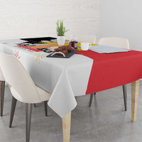 Belgian National Day Tablecloth 21th July Flag with Dove