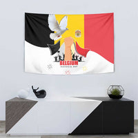 Belgian National Day Tapestry 21th July Flag with Dove