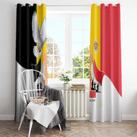Belgian National Day Window Curtain 21th July Flag with Dove