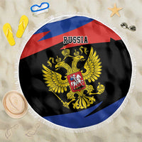 Russia Coat of Arms Beach Blanket Russian Eagle Two Heads Simple Style LT17 - Wonder Print Shop