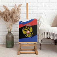 Russia Coat of Arms Canvas Wall Art Russian Eagle Two Heads Simple Style LT17 - Wonder Print Shop