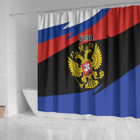 Russia Coat of Arms Shower Curtain Russian Eagle Two Heads Simple Style LT17 - Wonder Print Shop