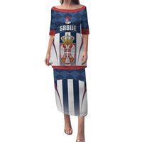 Custom Serbia Basketball Champions Puletasi Sporty Style with Coat of Arms