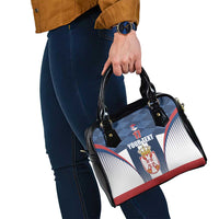 Custom Serbia Basketball Champions Shoulder Handbag Sporty Style with Coat of Arms