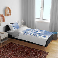 Personalized Greece Coat of Arms Bedding Set Greek cross and Two Laurel Branches