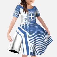Personalized Greece Coat of Arms Family Matching Off Shoulder Maxi Dress and Hawaiian Shirt Greek cross and Two Laurel Branches