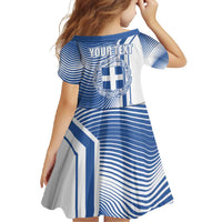 Personalized Greece Coat of Arms Family Matching Off Shoulder Maxi Dress and Hawaiian Shirt Greek cross and Two Laurel Branches