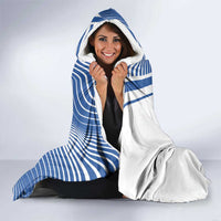 Personalized Greece Coat of Arms Hooded Blanket Greek cross and Two Laurel Branches