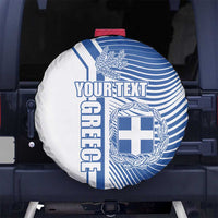 Personalized Greece Coat of Arms Spare Tire Cover Greek cross and Two Laurel Branches