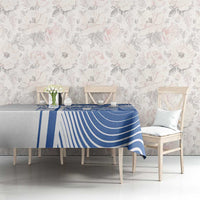 Personalized Greece Coat of Arms Tablecloth Greek cross and Two Laurel Branches