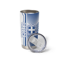 Personalized Greece Coat of Arms Tumbler Cup Greek Cross and Two Laurel Branches