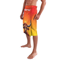 Personalized Spain Bull with Crown Lavalava Espana Flag with Coat of Arms