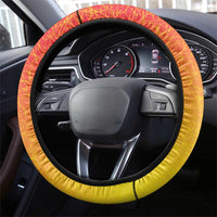 Spain Bull with Crown Steering Wheel Cover Espana Flag with Coat of Arms
