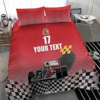 Custom Spain Formula One Bedding Set Motorsport with Flag F1 World Championship