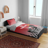 Custom Spain Formula One Bedding Set Motorsport with Flag F1 World Championship