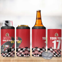 Custom Spain Formula One 4 in 1 Can Cooler Tumbler Motorsport with Flag F1 World Championship
