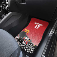 Custom Spain Formula One Car Mats Motorsport with Flag F1 World Championship