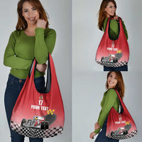 Custom Spain Formula One Grocery Bag Motorsport with Flag F1 World Championship
