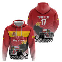 Custom Spain Formula One Hoodie Motorsport with Flag F1 World Championship