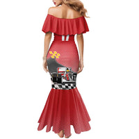 Custom Spain Formula One Mermaid Dress Motorsport with Flag F1 World Championship