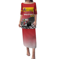 Custom Spain Formula One Puletasi Motorsport with Flag F1 World Championship