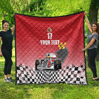 Custom Spain Formula One Quilt Motorsport with Flag F1 World Championship