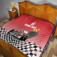 Custom Spain Formula One Quilt Motorsport with Flag F1 World Championship