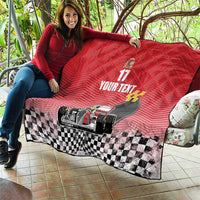 Custom Spain Formula One Quilt Motorsport with Flag F1 World Championship
