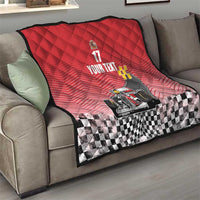 Custom Spain Formula One Quilt Motorsport with Flag F1 World Championship