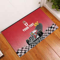 Custom Spain Formula One Rubber Doormat Motorsport with Flag F1 World Championship