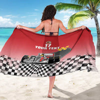 Custom Spain Formula One Sarong Motorsport with Flag F1 World Championship