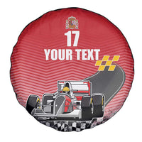 Custom Spain Formula One Spare Tire Cover Motorsport with Flag F1 World Championship