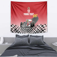 Custom Spain Formula One Tapestry Motorsport with Flag F1 World Championship