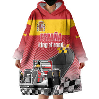Custom Spain Formula One Wearable Blanket Hoodie Motorsport with Flag F1 World Championship