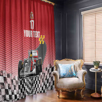 Custom Spain Formula One Window Curtain Motorsport with Flag F1 World Championship
