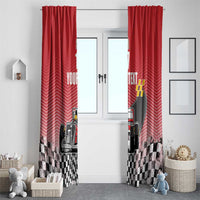 Custom Spain Formula One Window Curtain Motorsport with Flag F1 World Championship