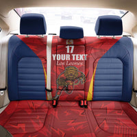 Custom Espana Rugby Spain Back Car Seat Cover Lion Mascot Come on Los Leones Red Style