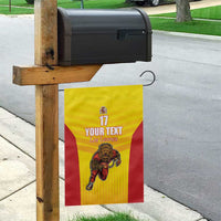 Custom Espana Rugby Spain Garden Flag Lion Mascot Come on Los Leones Yellow Style