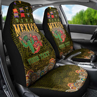 Personalized Mexico Cinco De Mayo Car Seat Cover Chilli Pepper and Cactus