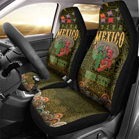 Personalized Mexico Cinco De Mayo Car Seat Cover Chilli Pepper and Cactus