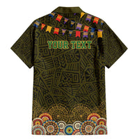 Personalized Mexico Cinco De Mayo Family Matching Mermaid Dress and Hawaiian Shirt Chilli Pepper and Cactus