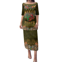 Personalized Mexico Cinco De Mayo Family Matching Puletasi and Hawaiian Shirt Chilli Pepper and Cactus