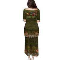 Personalized Mexico Cinco De Mayo Family Matching Puletasi and Hawaiian Shirt Chilli Pepper and Cactus